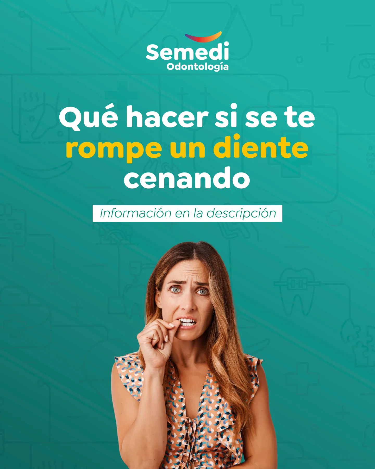 Diente roto: qué hacer paso a paso, guía de Semedi Odontología en Málaga