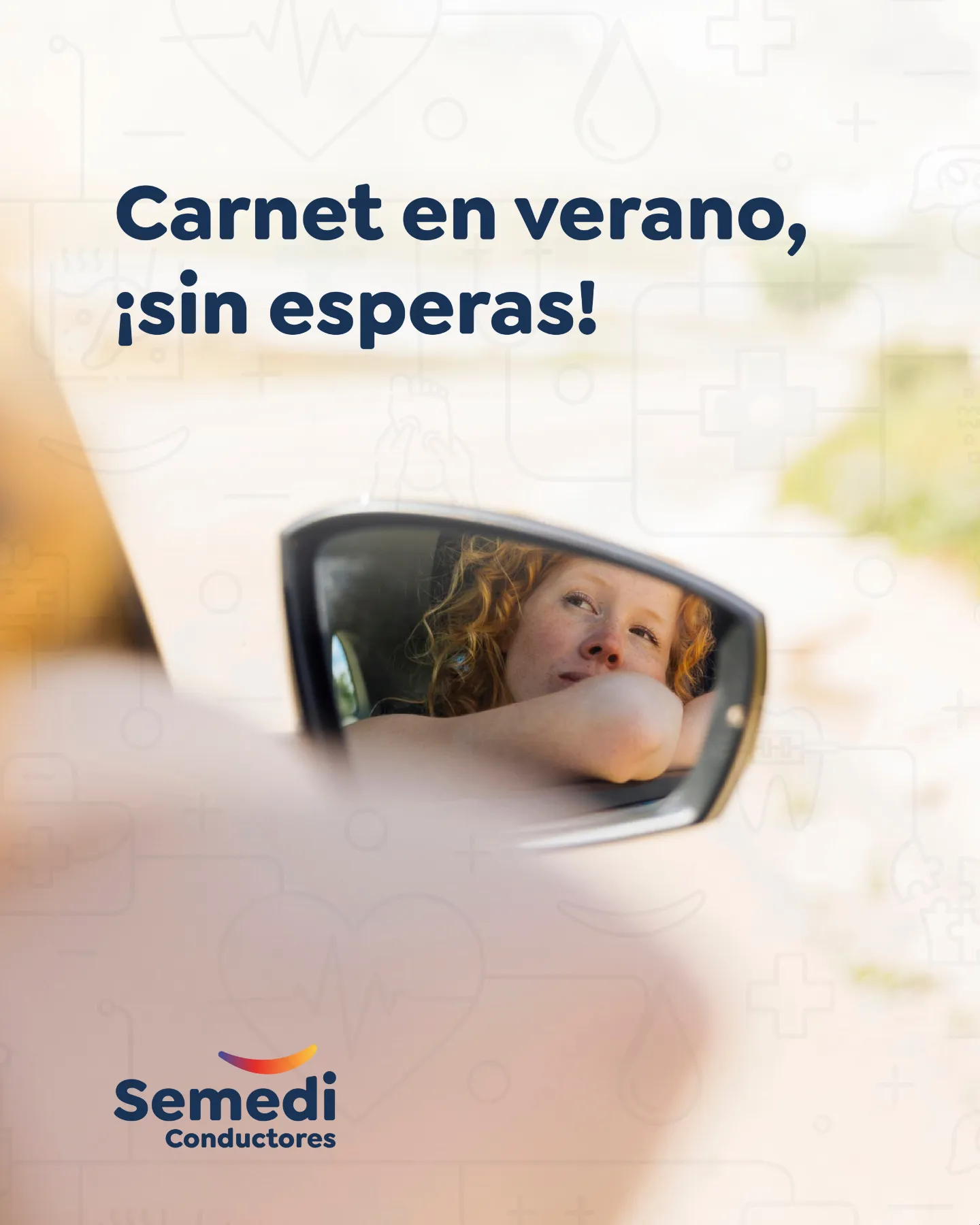 Certificado médico del carnet de conducir en verano con Semedi Conductores Málaga